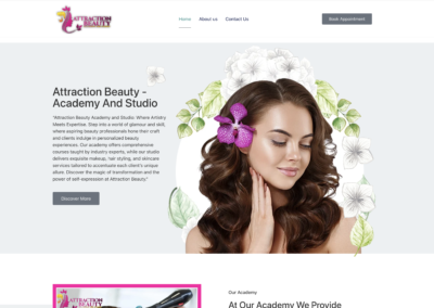 Beauty Salon International Website – Currently making